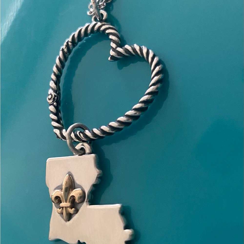 JAMES AVERY NEW Heart Charm SS Necklace 30” - Picture 3 of 10